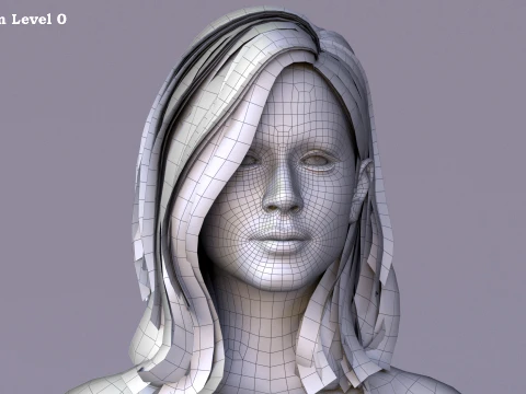 Base femminile Modello 3D