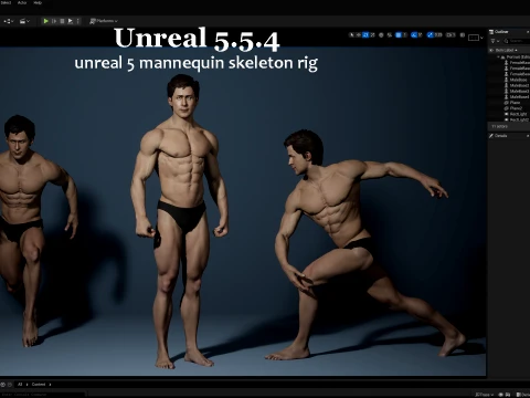 Male Base Rig 3D Model