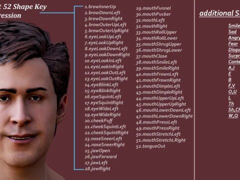 Male Base Rig 3D Model