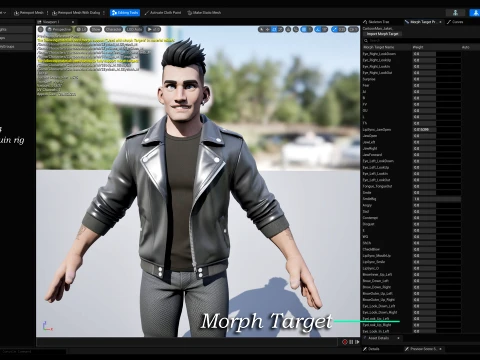 Cartoon Man Rig 3D Model