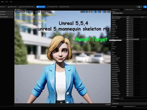 Angelica Cartoon Girl 3D Model