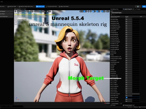 Daria Cartoon Girl 3D Model