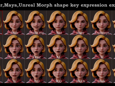 Daria Cartoon Girl 3D Model