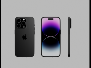 High quality rendered IPhone 14 Pro and IPhone 14 Pro max 3D Modell