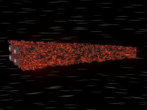 Spaceship - Galaxy Crusher 3D Model