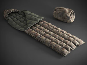 Slaapzak 3D Model