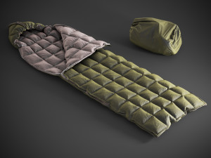 Sleeping bag 3D 모델