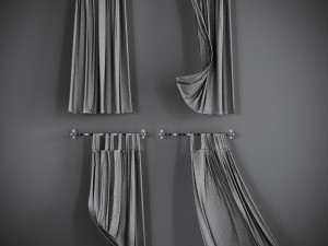 Curtains Modello 3D
