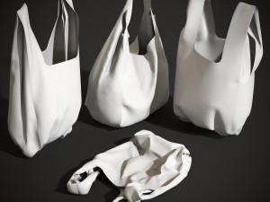 Set Plastic Bags 3Dモデル