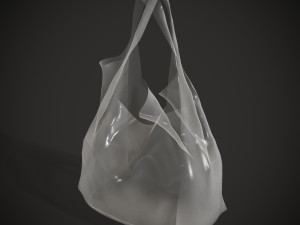 Set Plastic Bags 3Dモデル
