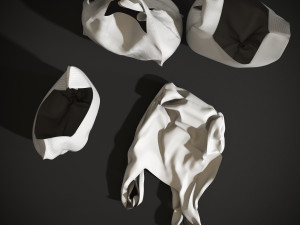 Set Plastic Bags 3Dモデル