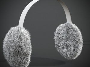 Fur headphones 3D मॉडल
