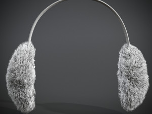 Fur headphones 3D मॉडल