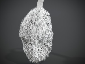 Fur headphones 3D मॉडल