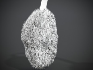 Fur headphones 3D मॉडल