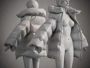 Puffer Jacket 3D Model