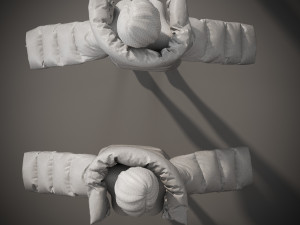 Puffer Jacket Modelo 3D