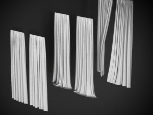 Wind Curtain 3D Model