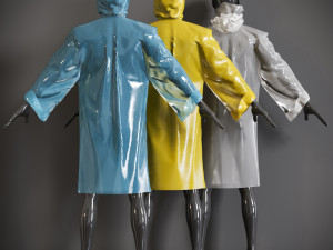 Raincoat mannequin wearing 3D 모델