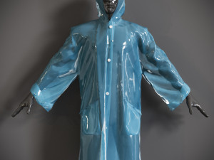 Raincoat mannequin wearing 3D 모델