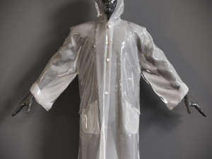 Raincoat mannequin wearing 3D 모델