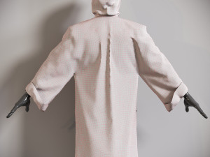 Raincoat mannequin wearing 3D 모델