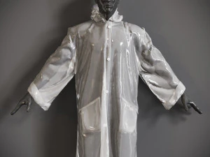 Raincoat mannequin wearing 3D Model