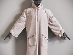 Raincoat mannequin wearing 3D 모델