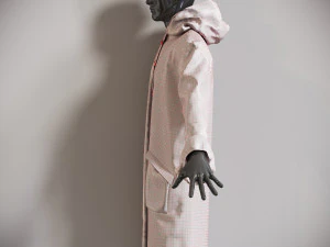 Raincoat mannequin wearing 3D Model