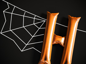 Halloween balloon letter 3D Model