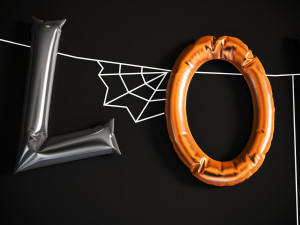 Halloween balloon letter 3D Model