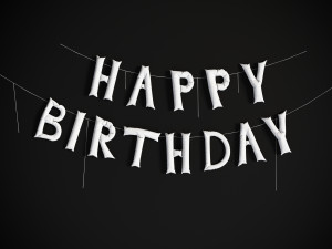 Balloons Happy Birthday 3Dモデル
