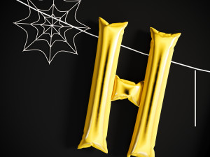 Balloons Happy New Year Modello 3D