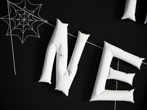 Balloons Happy New Year Modello 3D