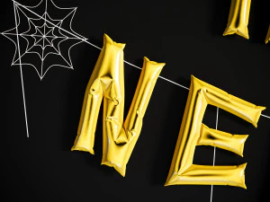 Balloons Happy New Year 3D Model