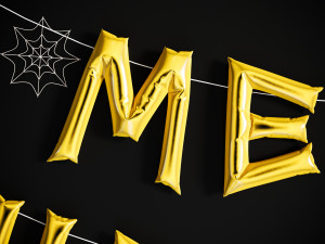 Balloons Merry Christmas Modello 3D