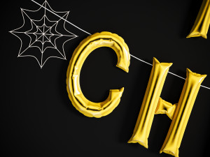 Balloons Merry Christmas Modello 3D
