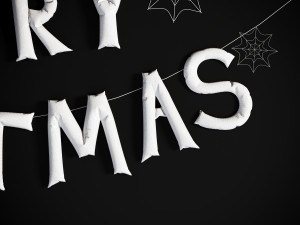 Balloons Merry Christmas Modello 3D