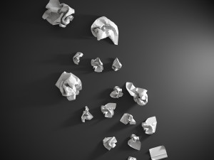 Crumpled paper Modelo 3D