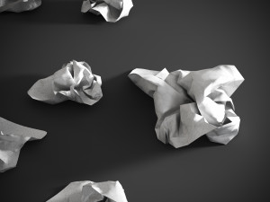 Crumpled paper Modelo 3D