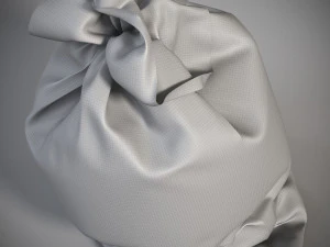 Sack Low poly bag 3D Model