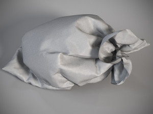 Sack Low poly bag 3D Model