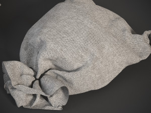 Sack Low poly bag 3D Model