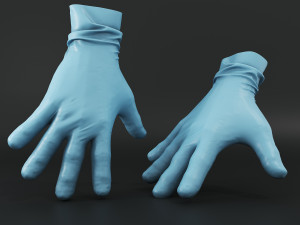 Medical gloves 3D Model