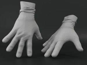 Medical gloves 3D Model
