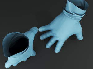 Medical gloves 3D Модель
