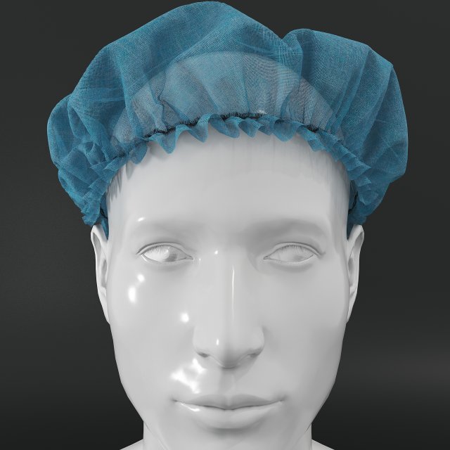 Medical cap 3D 模型 .c4d .max .obj .3ds .fbx .stl .blend 