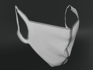 Face mask protection 3D 模型