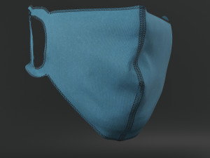 Medical clothing set Model 3D