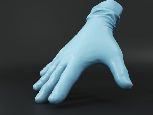 Medical clothing set Model 3D